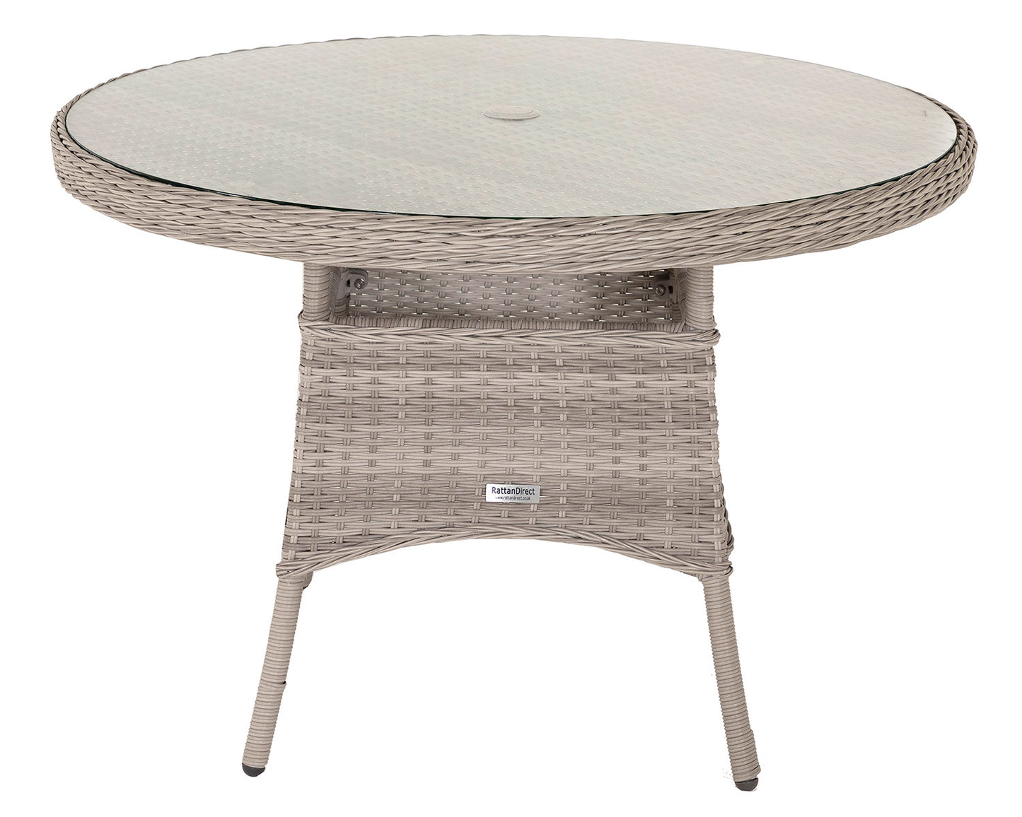 Roma 2  Stackable Chairs and Small Round Dining Table in Grey