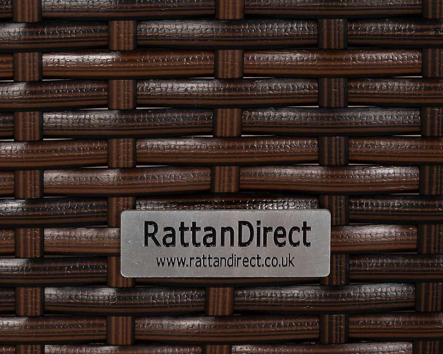Ascot Rattan Garden Armchair in Chocolate Mix and Coffee Cream