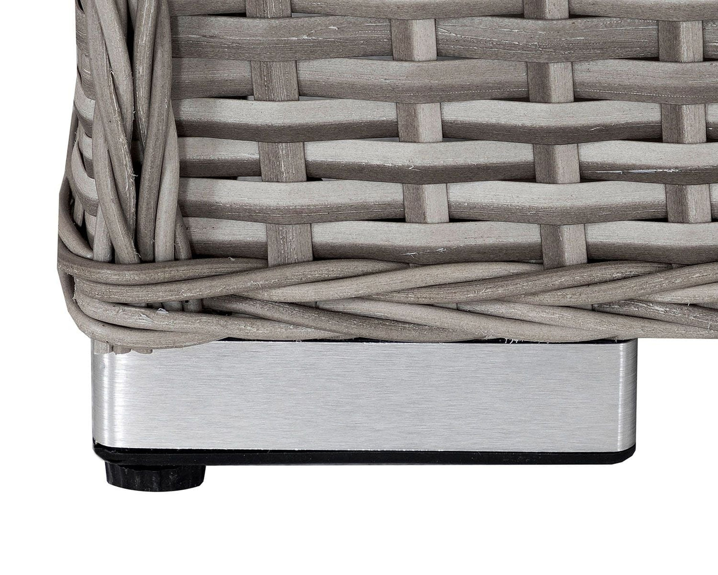 Monaco Ottoman in grey