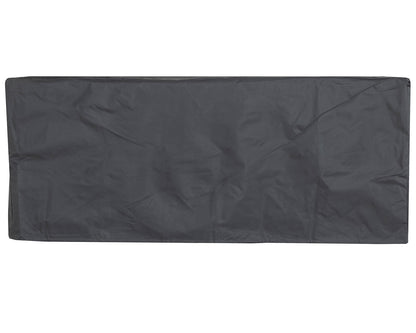 Ascot 2 Seater Rattan Garden Sofa in Black and Vanilla