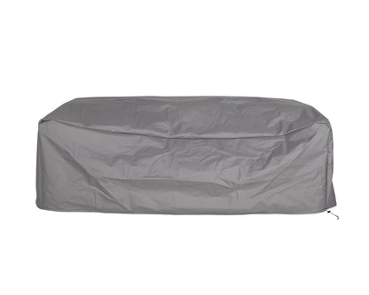Lisbon 3 Seater Rattan Garden Sofa in Grey