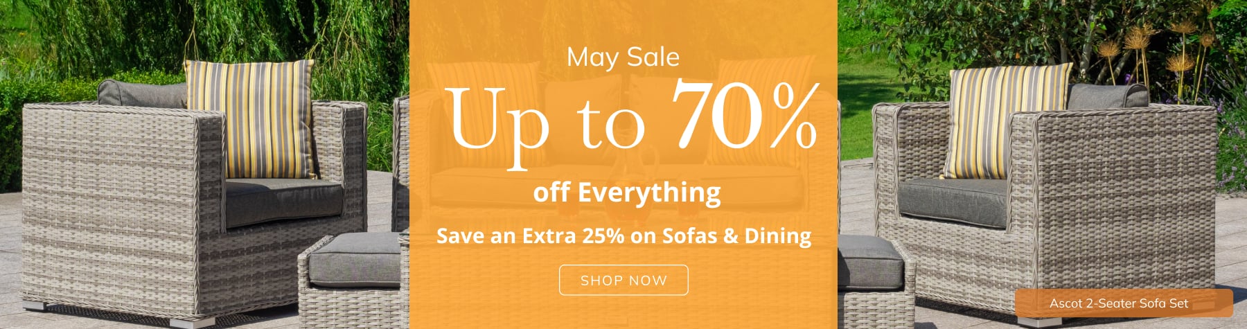 May Sale Up to 70% off Everything