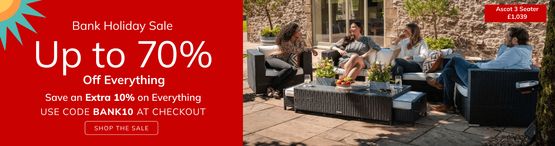 Bank Holiday Sale |Up to 70% off 
