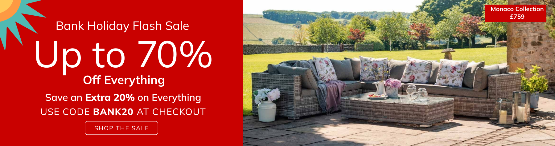 Bank Holiday Sale |Up to 70% off 