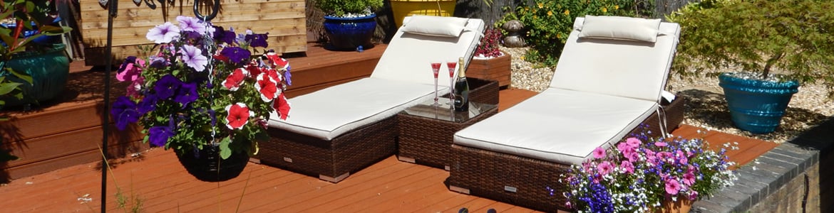 Rattan Sun Loungers Rattan Sun Loungers