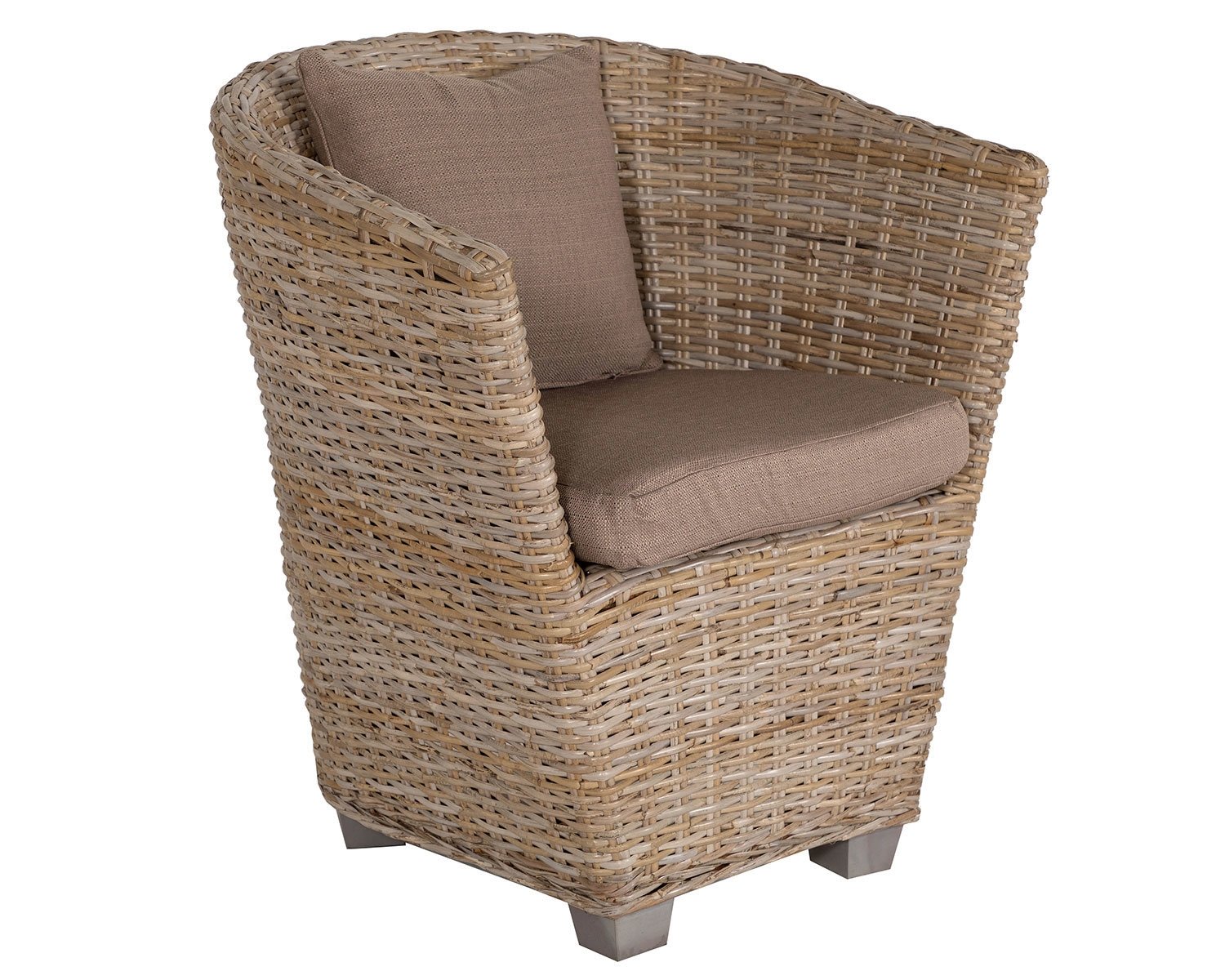 Product photograph of Kubu Rattan Indoor Tub Chair - Rattan Direct from Rattan Direct