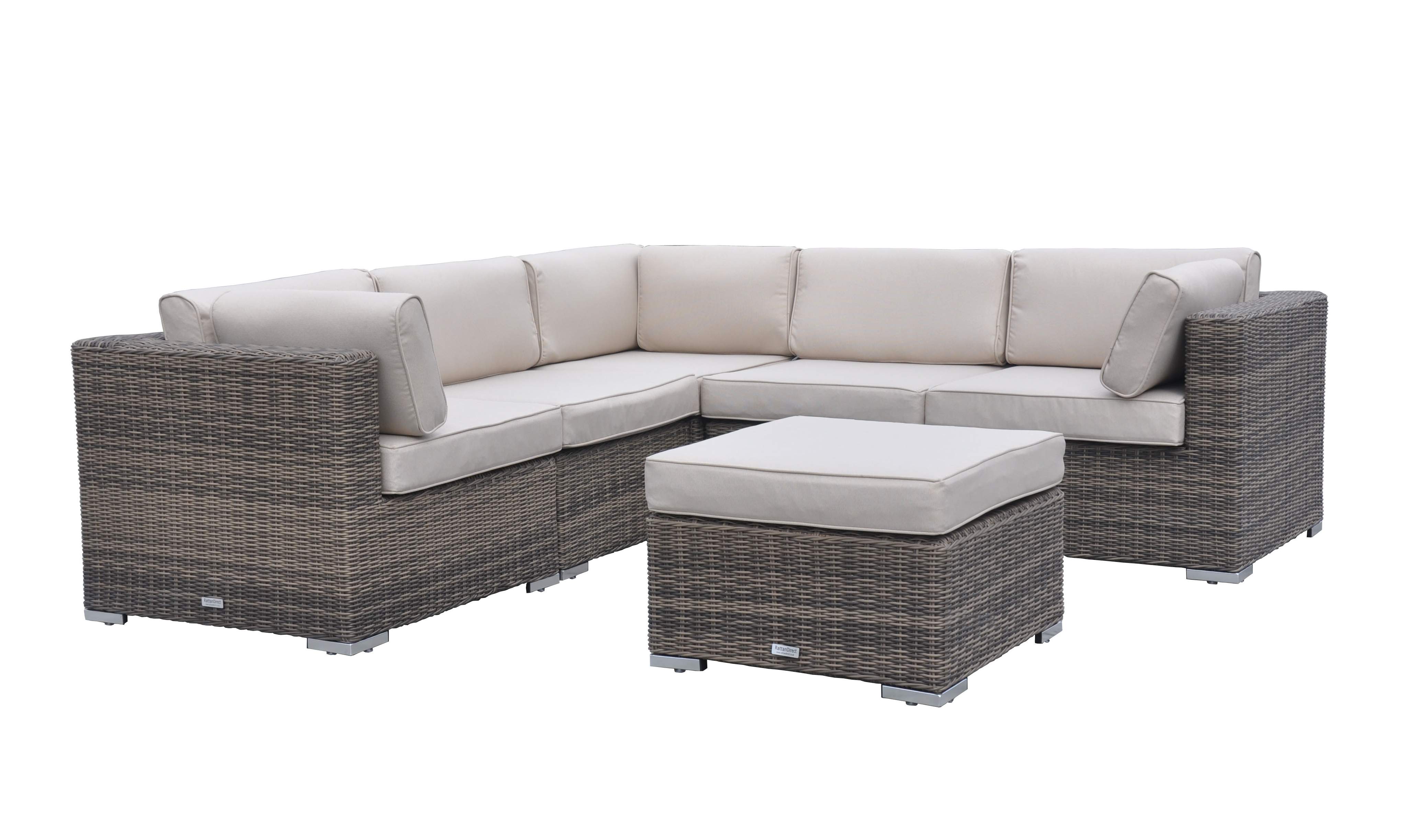 Rattan Garden Sofa Sets And Seating Furniture 1 Review Florida 6 Piece Rattan Garden Corner Set