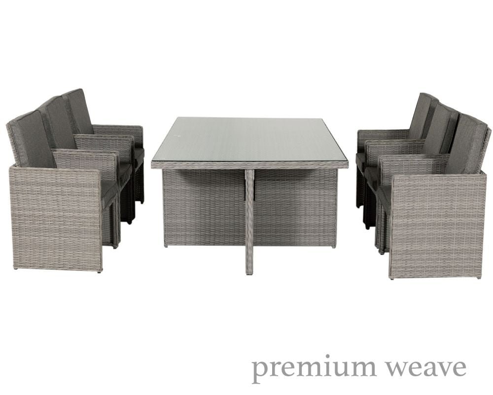 13 piece rattan cube set hot sale