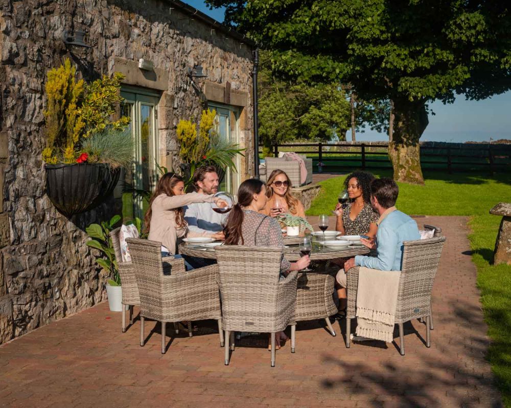 8 seater round rattan garden furniture best sale