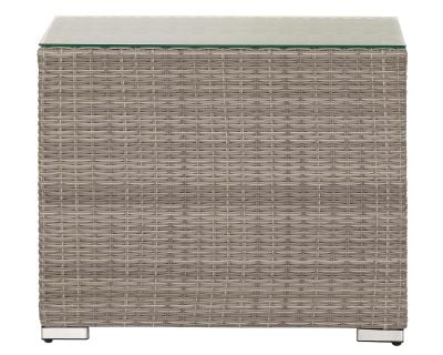 Florida Rattan Garden High Dividing Table in Grey