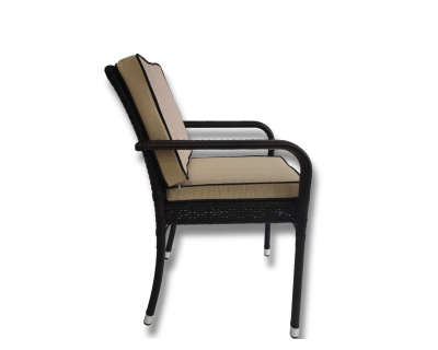 Back Cushion for Roma stackable Chair in Coffee Cream