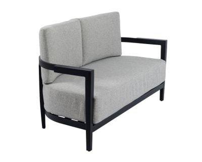 Alina Aluminium and Fabric 2 Seater Sofa