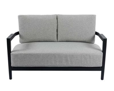 Alina Aluminium and Fabric 2 Seater Sofa