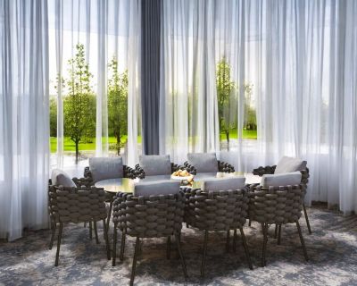 Selene Rope Weave 8 Seater Outdoor Dining Set