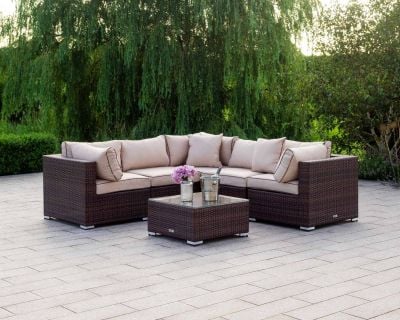 Outdoor Cushions For Rattan Sofas And, Thick Replacement Cushions For Outdoor Furniture