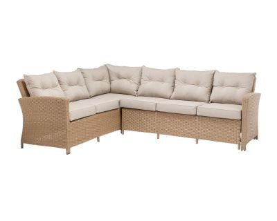 Sorrento Rattan Corner Sofa in Willow