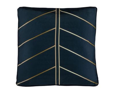 Premium Scatter Cushion in Black with Gold print