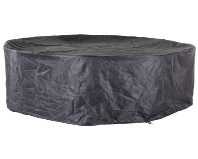 Circular Firepit Table Premium Rattan Furniture Shield Cover