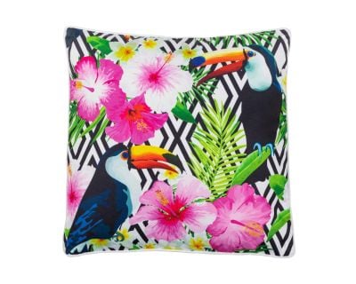 Premium Scatter Cushion in Toucan Print