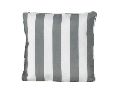 Premium Scatter Cushion in Thick Grey Stripe