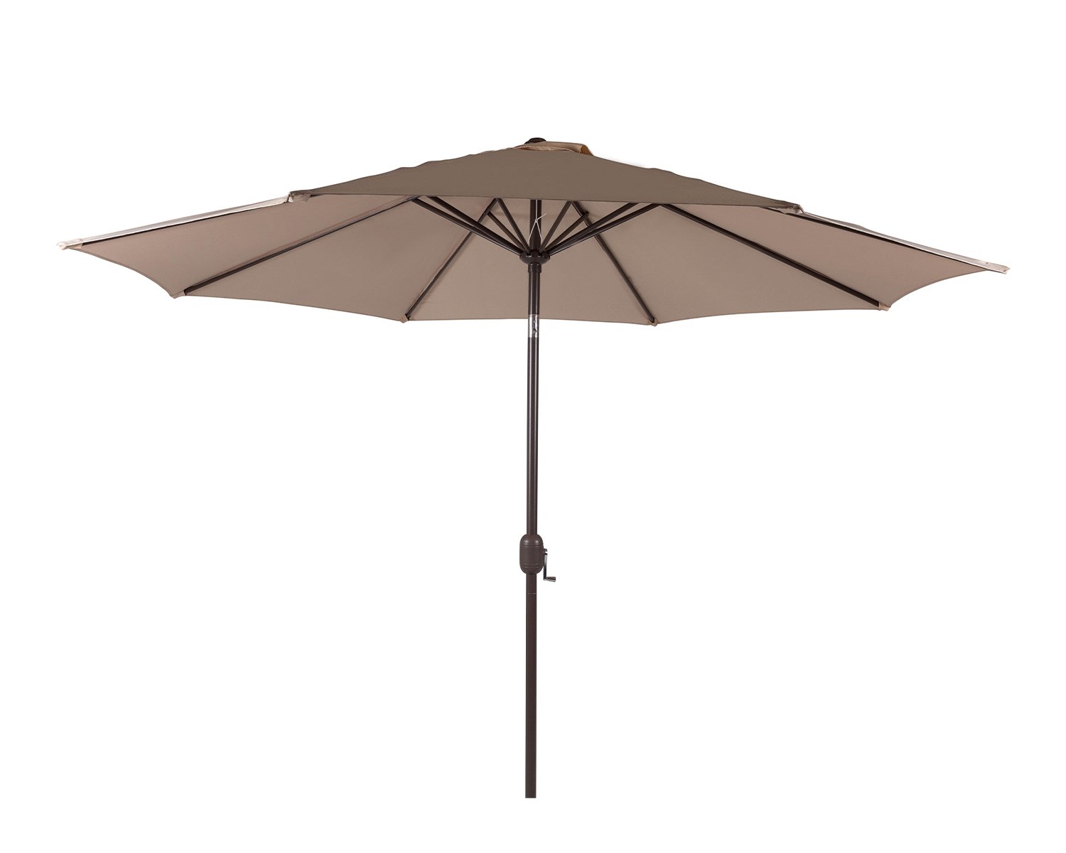 Product photograph of Market Parasol In Brown - Rattan Direct from Rattan Direct