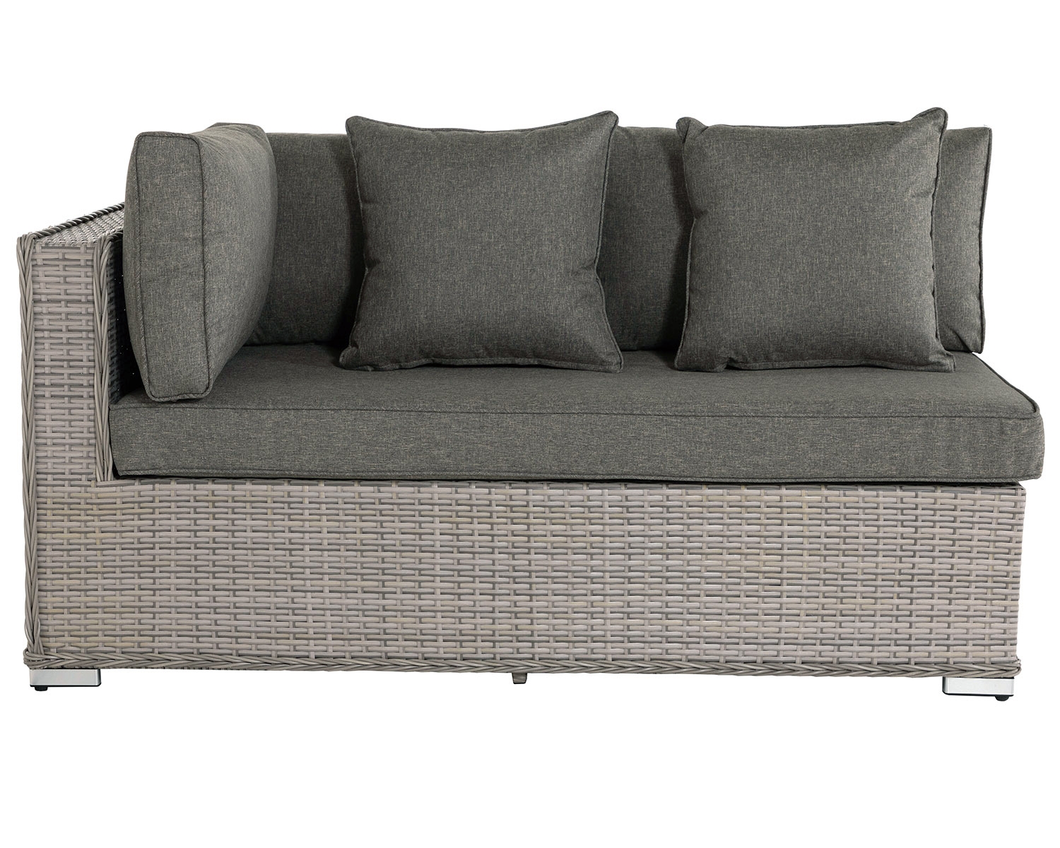 Rattan Garden Day Bed Sofa Right As You Sit In Grey Monaco Rattan Direct