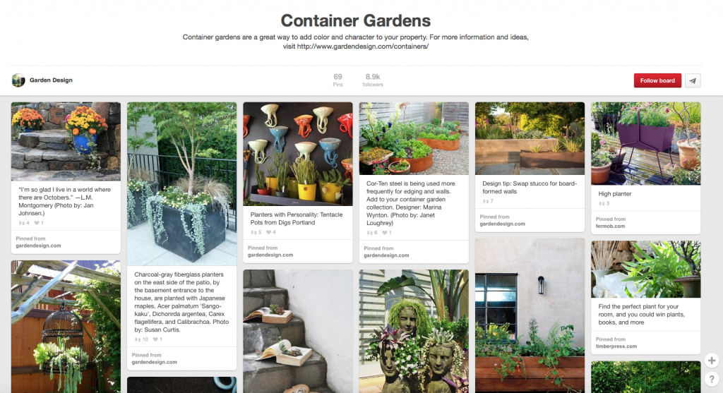 container gardens