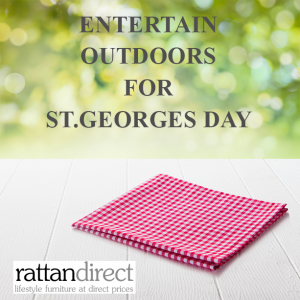 Entertain outdoors for St.George's Day
