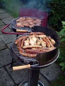 Barbecue. Warm spell