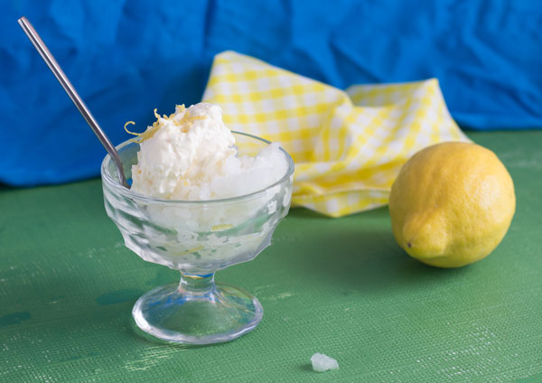 Lemon granita - the perfect sunshine dessert