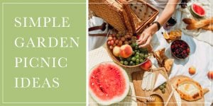 Simple Garden Picnic Ideas