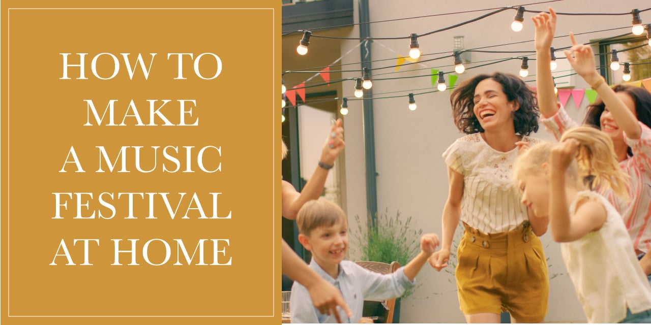 How to create a summer music festival at home