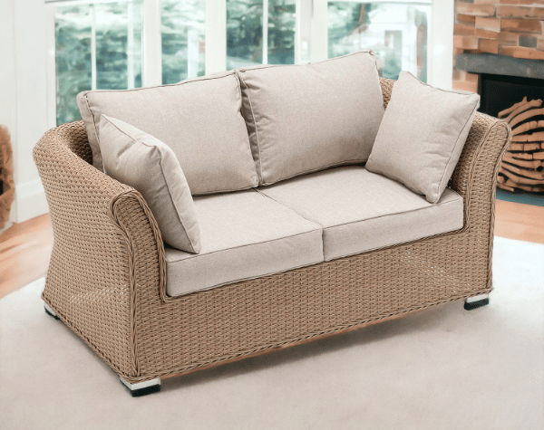 Indoor Rattan Furniture Lisbon 2-Seater Sofa