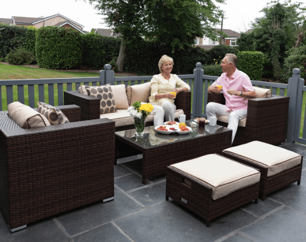 Ascot Set furniture in grey in colours